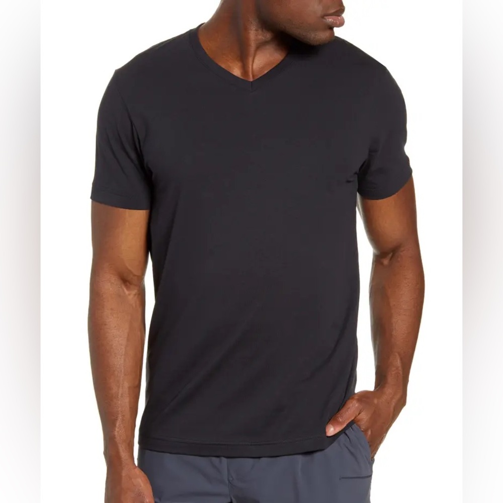 RHONE‎ Men's Dark Blue V-Neck Tee Size XL